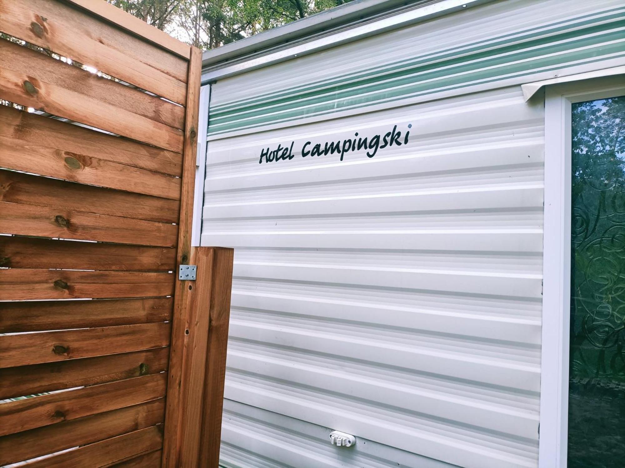 Tinyhaus Idyllisch Am Waldesrand Hotell Cottbus Exteriör bild